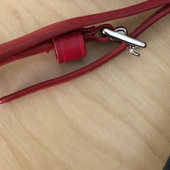 Coach Leopard Print Clutch with Red Accents - Picture 5 of 10